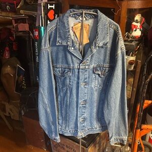 Vintage Nos Levi's Red Tab Relaxed Trucker Jacket